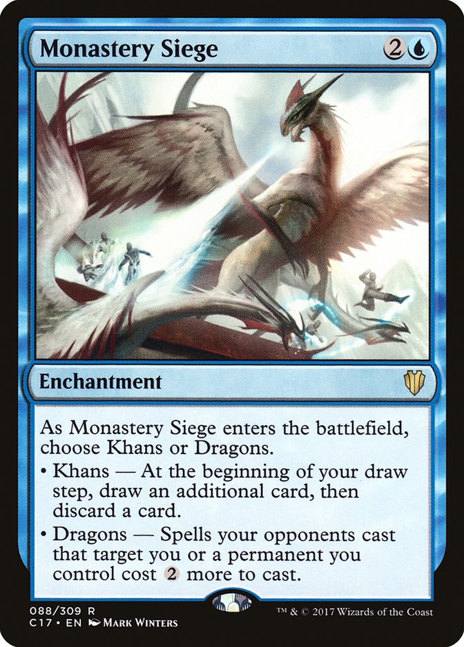 Monastery Siege [Commander 2017] Magic: The Gathering