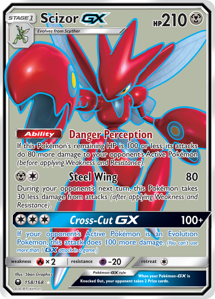 Scizor GX (158/168) [Sun & Moon: Celestial Storm] Pokémon