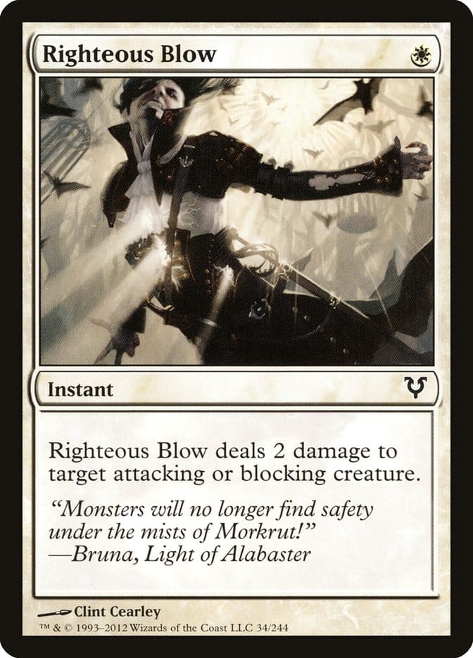 Righteous Blow [Avacyn Restored] Magic: The Gathering