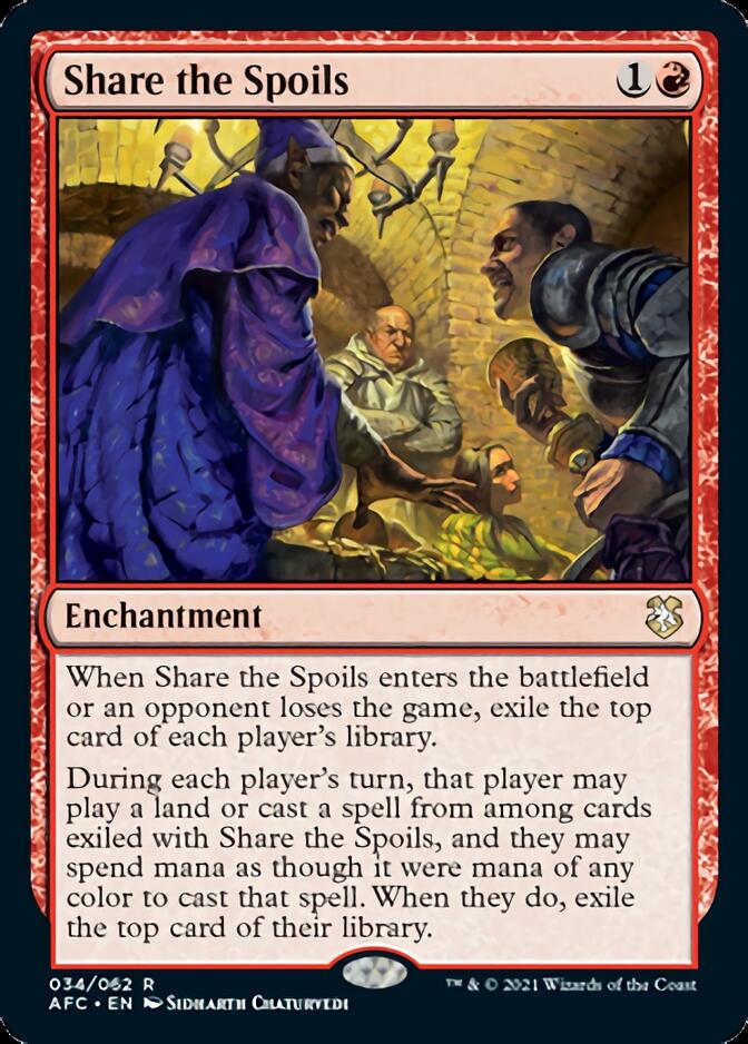 Share the Spoils [Dungeons & Dragons: Adventures in the Forgotten Realms Commander] Magic: The Gathering