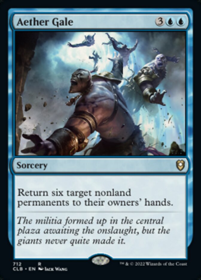 Aether Gale [Commander Legends: Battle for Baldur's Gate] Magic: The Gathering