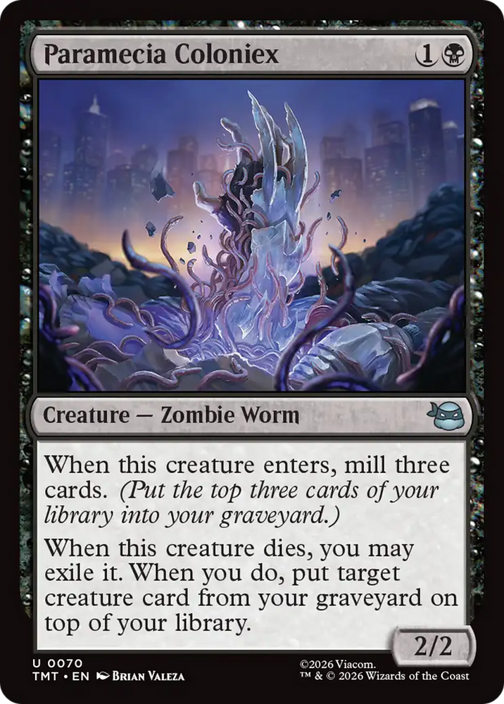 Paramecia Coloniex [Teenage Mutant Ninja Turtles] Magic: The Gathering