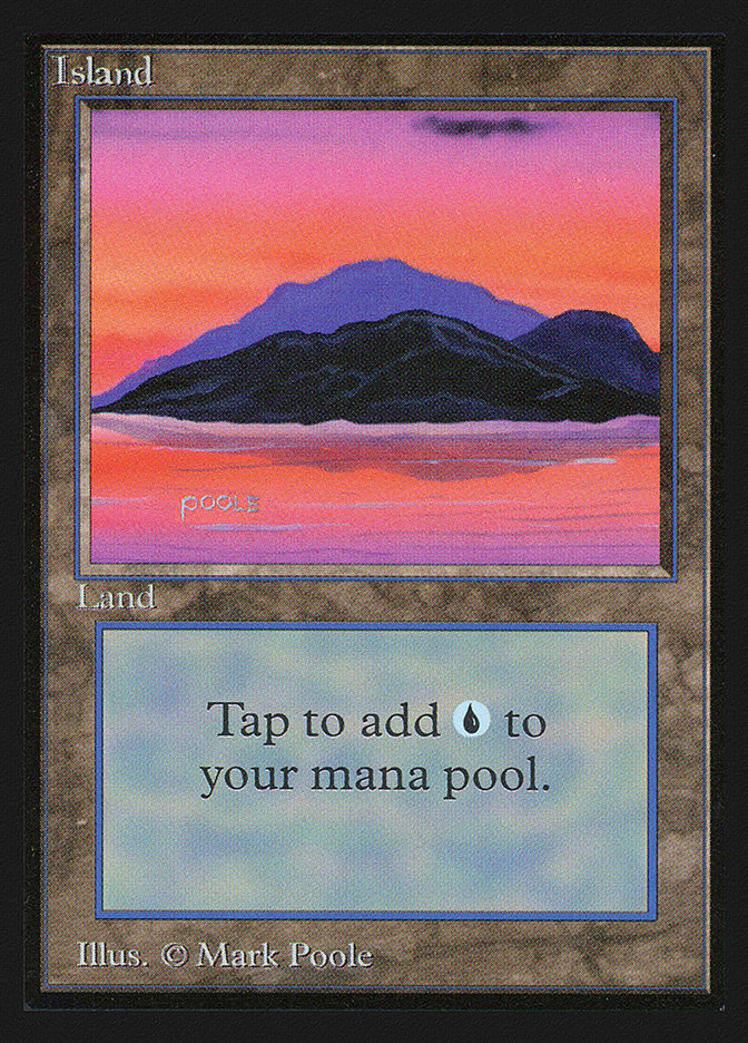 Island (Sunset / Signature on Left) [Collectors' Edition] Magic: The Gathering