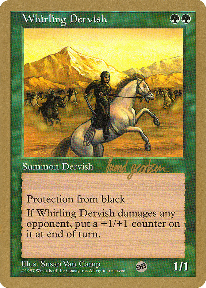 Whirling Dervish (Svend Geertsen) (SB) [World Championship Decks 1997] Magic: The Gathering