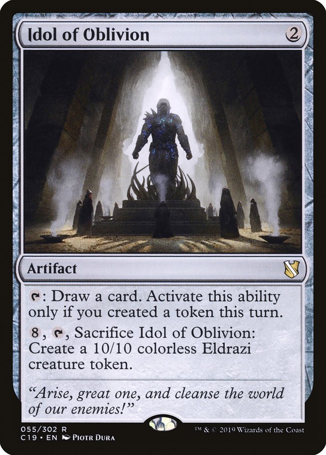 Idol of Oblivion [Commander 2019] Magic: The Gathering