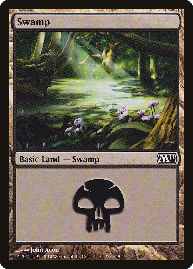 Swamp (238) [Magic 2011] Magic: The Gathering