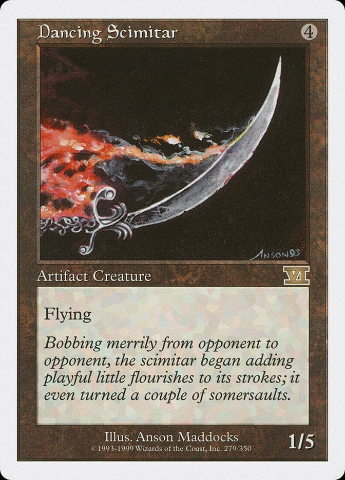 Dancing Scimitar [Classic Sixth Edition] Magic: The Gathering