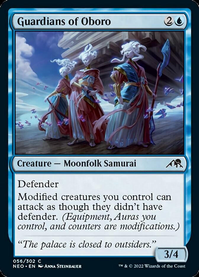 Guardians of Oboro [Kamigawa: Neon Dynasty] Magic: The Gathering