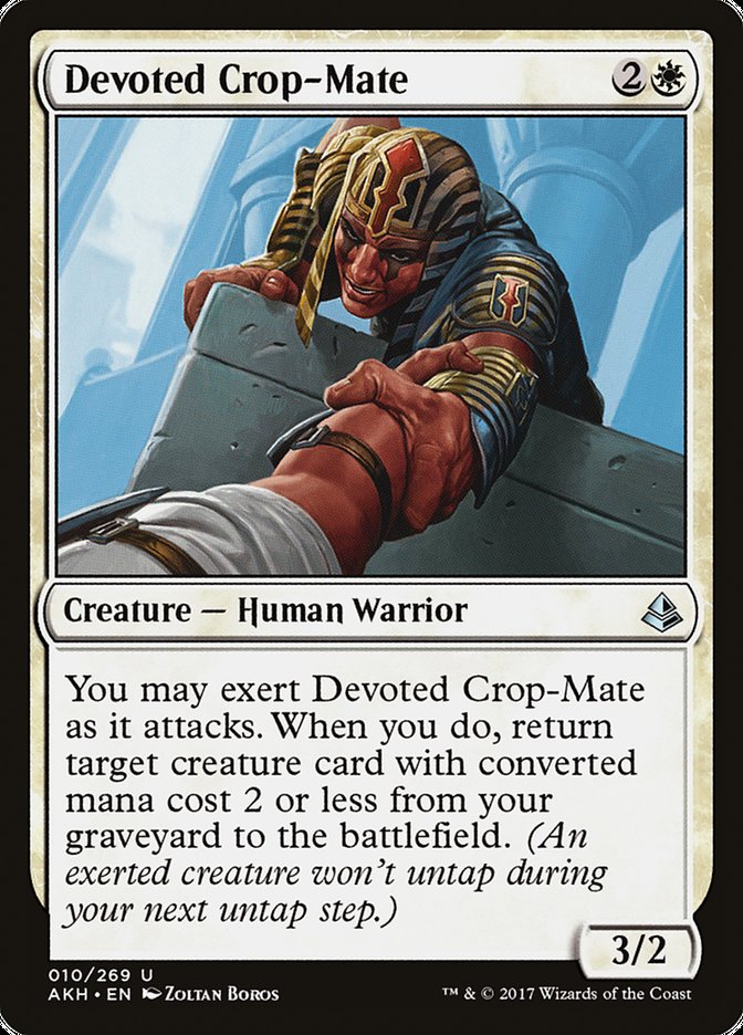 Devoted Crop-Mate [Amonkhet] Magic: The Gathering