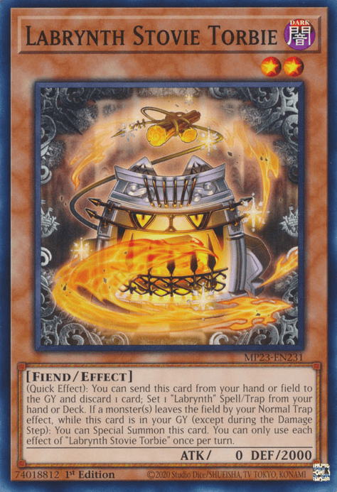 Labrynth Stovie Torbie [MP23-EN231] Common - Yugioh Cards For Your TCG Needs!