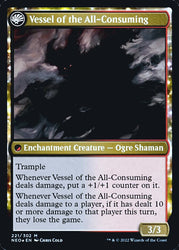 Hidetsugu Consumes All // Vessel of the All-Consuming [Kamigawa: Neon Dynasty Prerelease Promos] Magic: The Gathering
