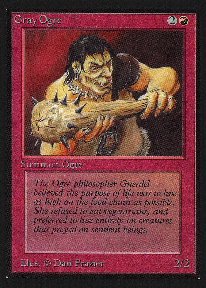 Gray Ogre [Collectors' Edition] Magic: The Gathering