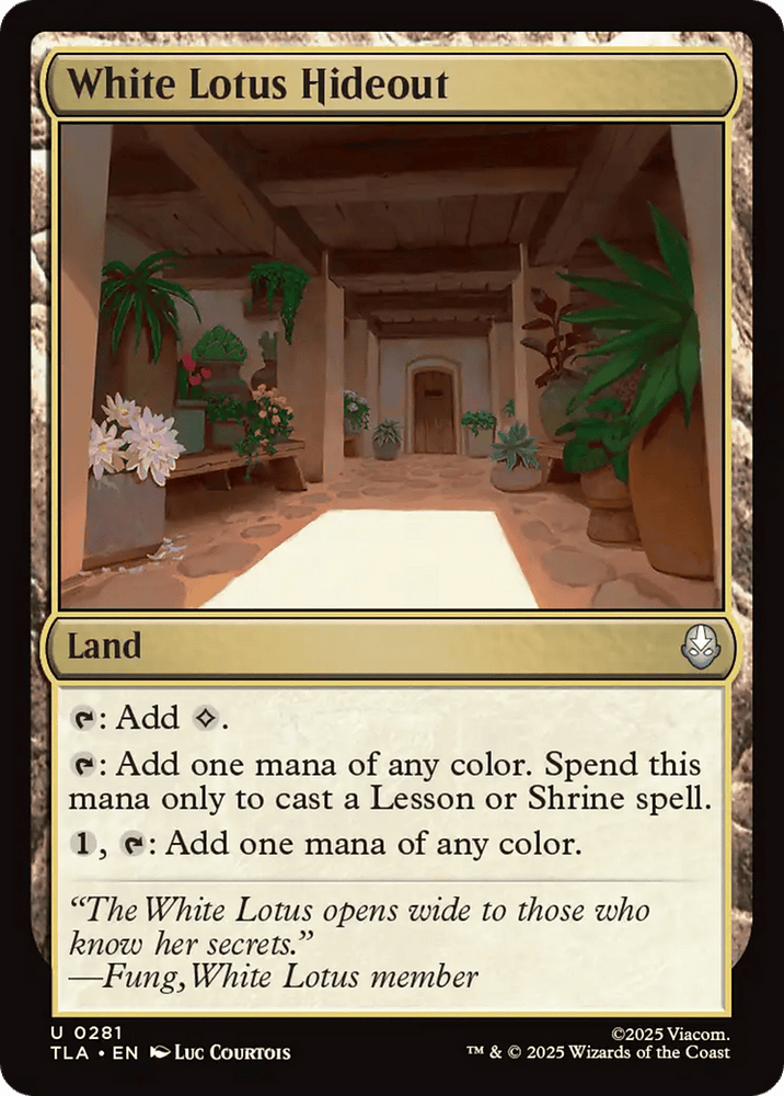 White Lotus Hideout [Avatar: The Last Airbender]