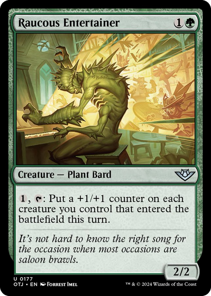 Raucous Entertainer [Outlaws of Thunder Junction] Magic: The Gathering