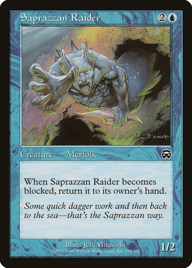 Saprazzan Raider [Mercadian Masques] Magic: The Gathering