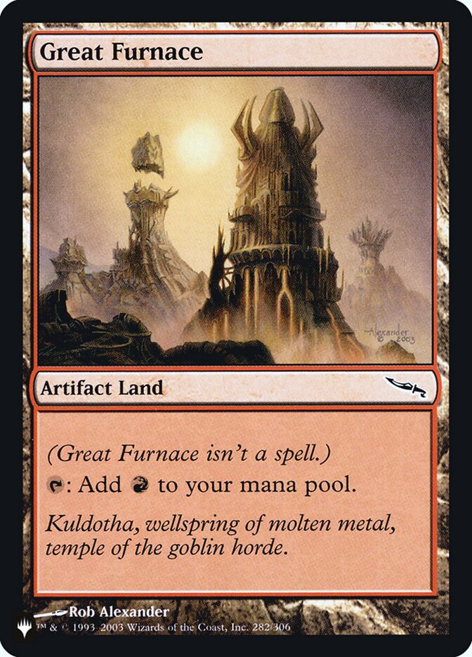 Great Furnace [Secret Lair: Heads I Win, Tails You Lose] Magic: The Gathering