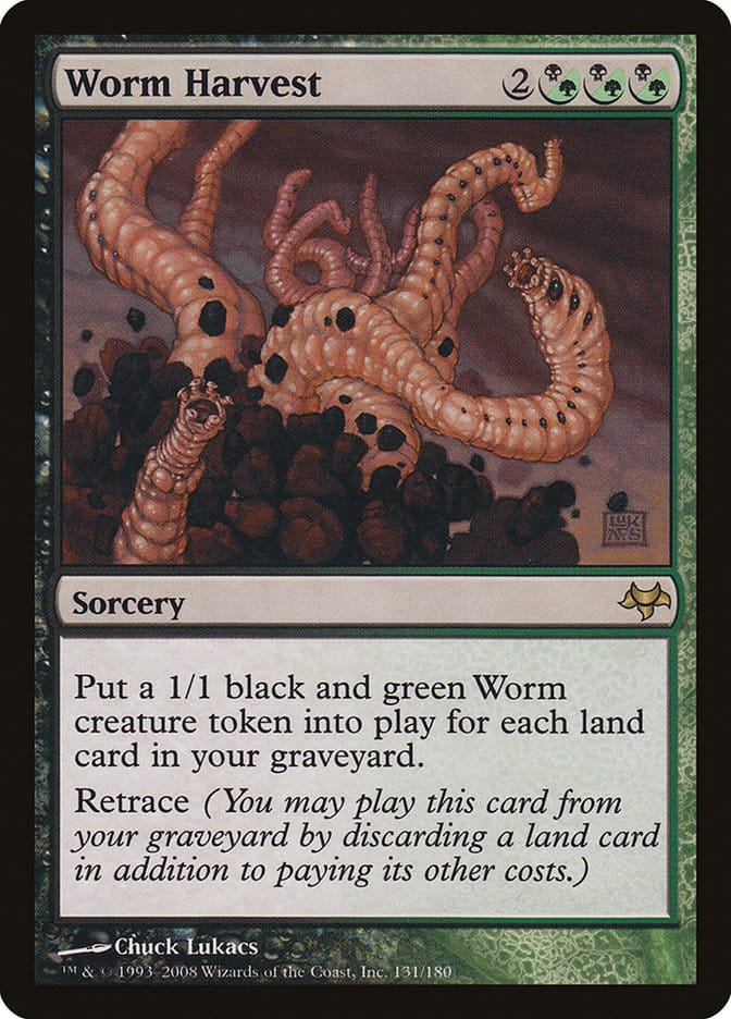 Worm Harvest [Eventide] Magic: The Gathering