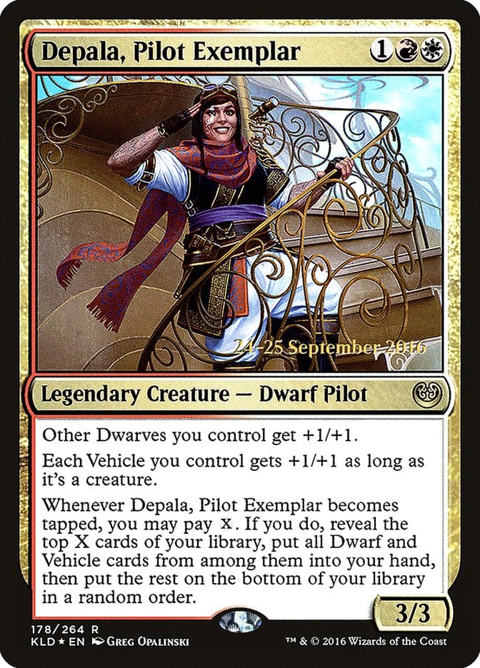 Depala, Pilot Exemplar [Kaladesh Prerelease Promos] Magic: The Gathering
