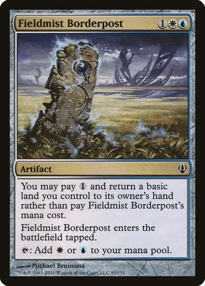 Fieldmist Borderpost [Archenemy] Magic: The Gathering