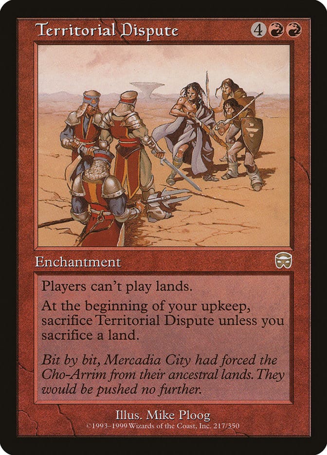 Territorial Dispute [Mercadian Masques] Magic: The Gathering
