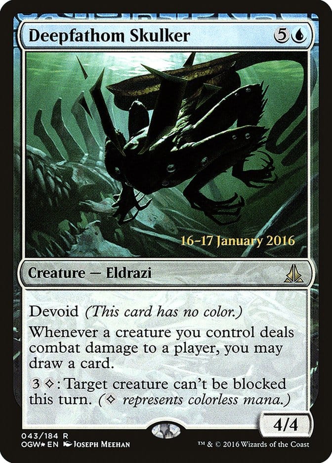Deepfathom Skulker [Oath of the Gatewatch Prerelease Promos] Magic: The Gathering