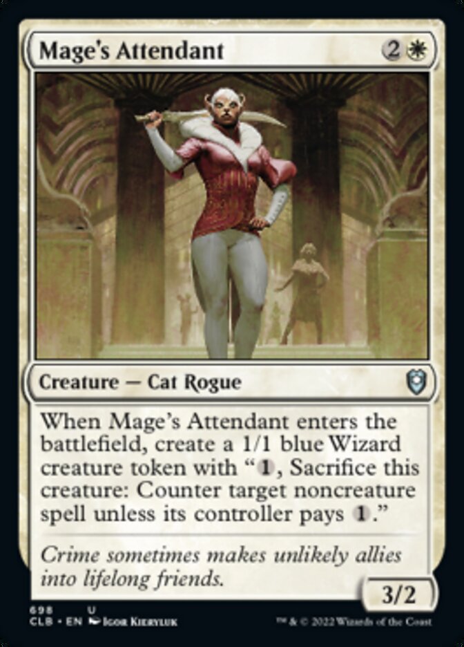 Mage's Attendant [Commander Legends: Battle for Baldur's Gate] Magic: The Gathering