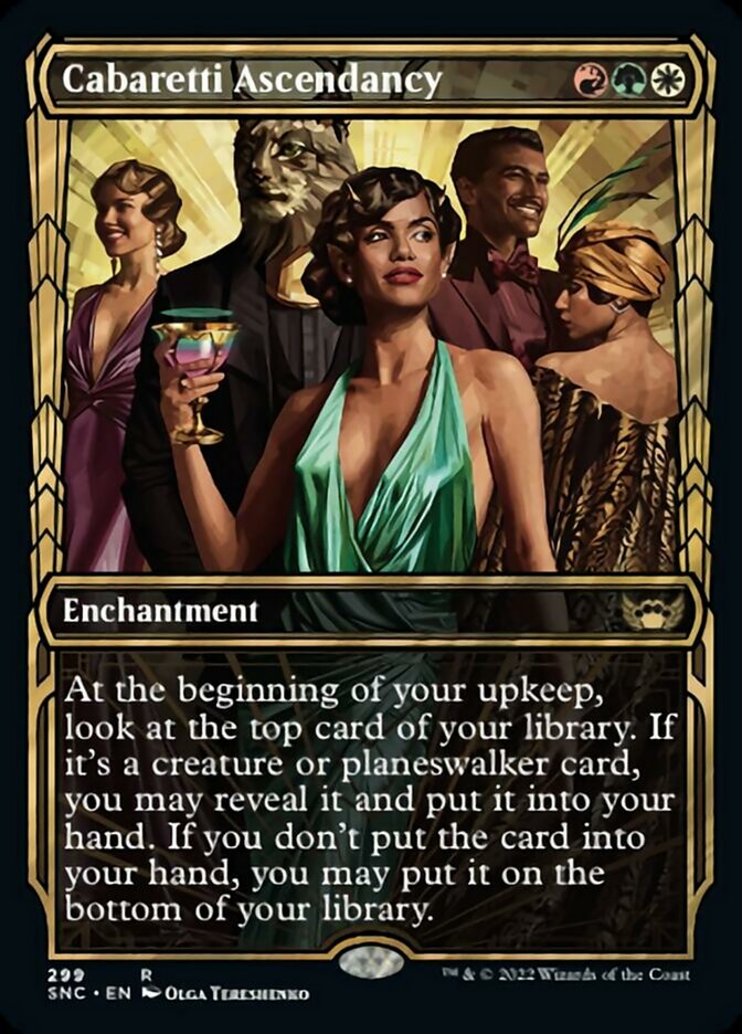Cabaretti Ascendancy (Showcase Golden Age) [Streets of New Capenna] Magic: The Gathering
