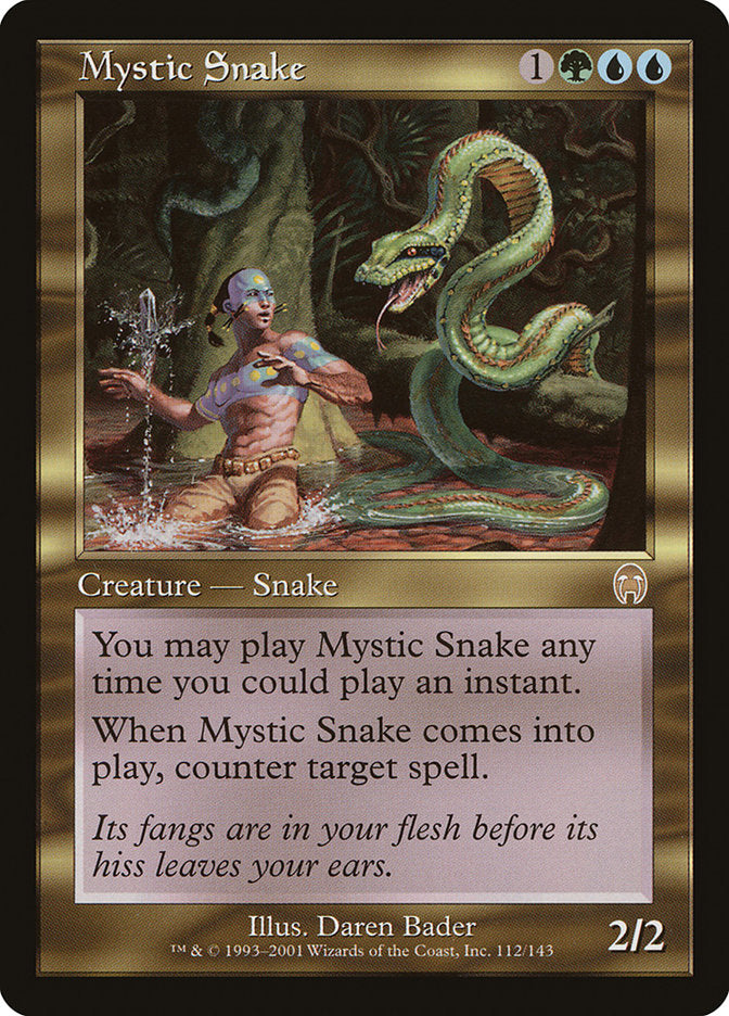 Mystic Snake [Apocalypse] Magic: The Gathering