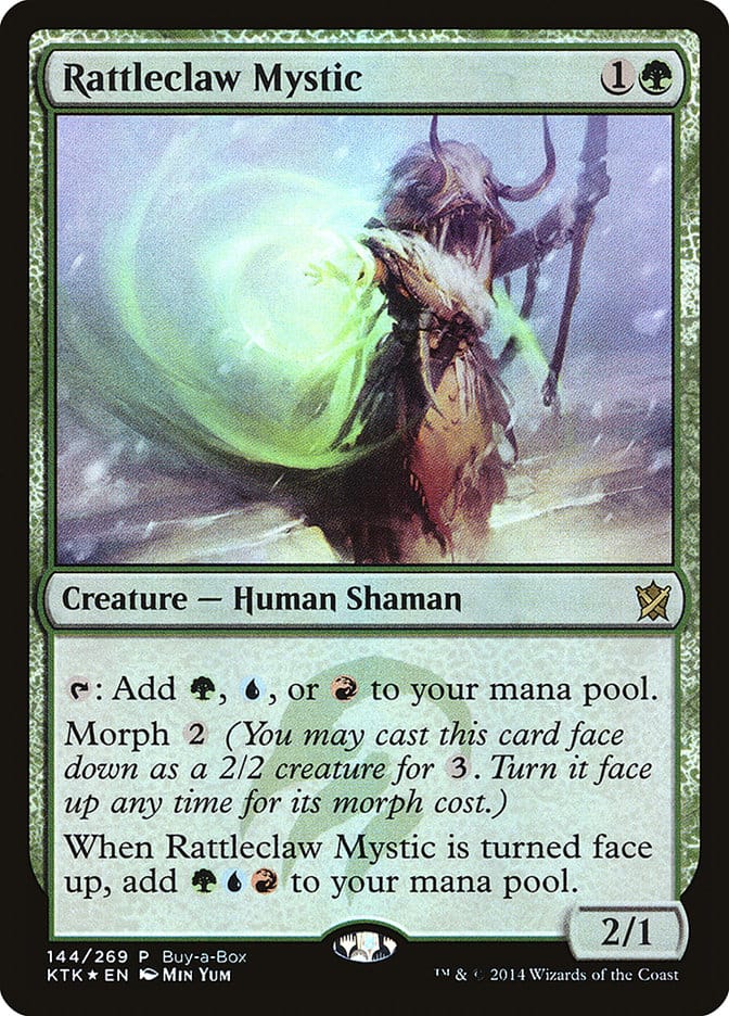 Rattleclaw Mystic (Buy-A-Box) [Khans of Tarkir Promos] Magic: The Gathering