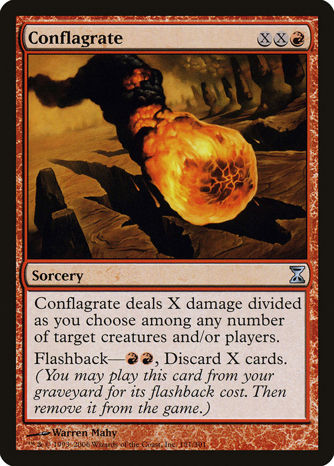 Conflagrate [Time Spiral] Magic: The Gathering