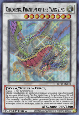 Chaofeng, Phantom of the Yang Zing [KICO-EN041] Super Rare - Yugioh Cards For Your TCG Needs!