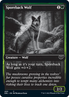 Sporeback Wolf [Innistrad: Double Feature] Magic: The Gathering