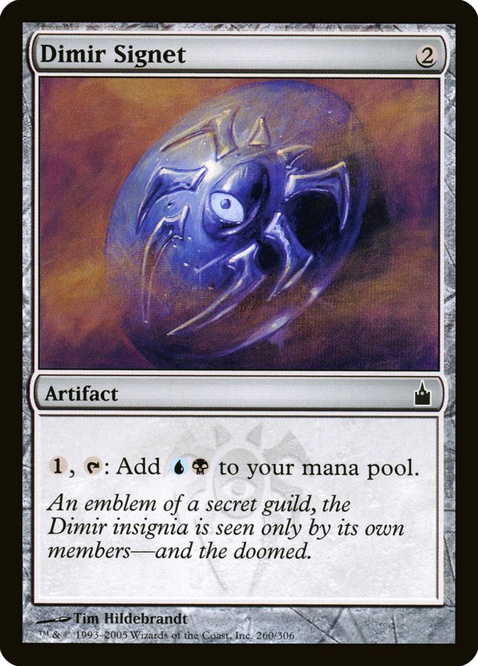 Dimir Signet [Ravnica: City of Guilds] Magic: The Gathering