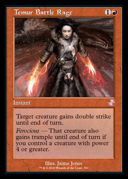 Temur Battle Rage (Timeshifted) [Time Spiral Remastered] Magic: The Gathering