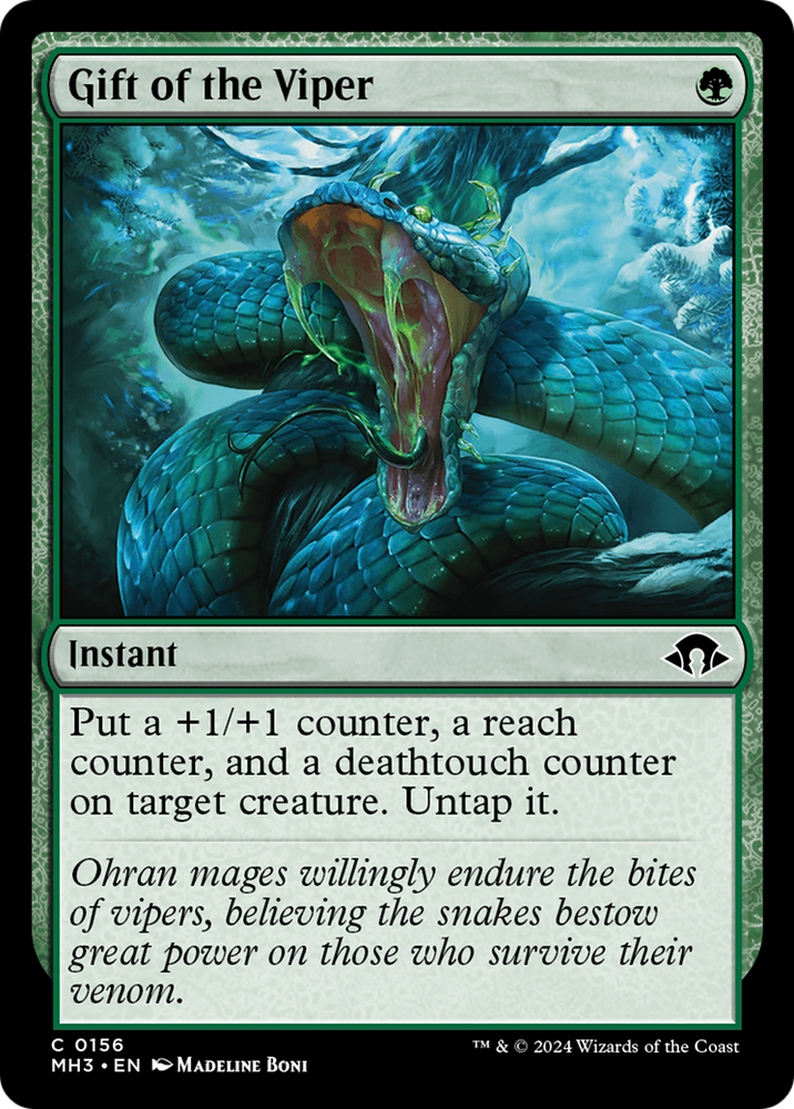 Gift of the Viper [Modern Horizons 3] Magic: The Gathering