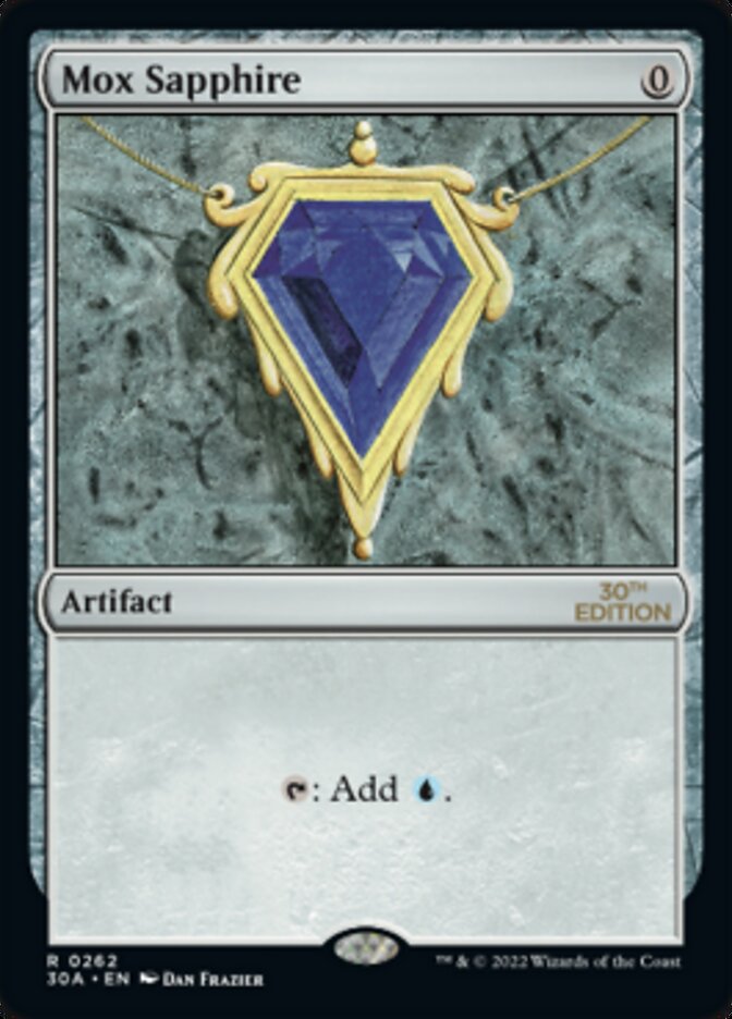 Mox Sapphire [30th Anniversary Edition] Magic: The Gathering