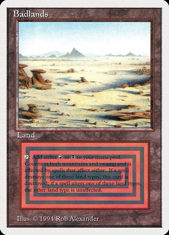 Badlands [Summer Magic / Edgar] Magic: The Gathering