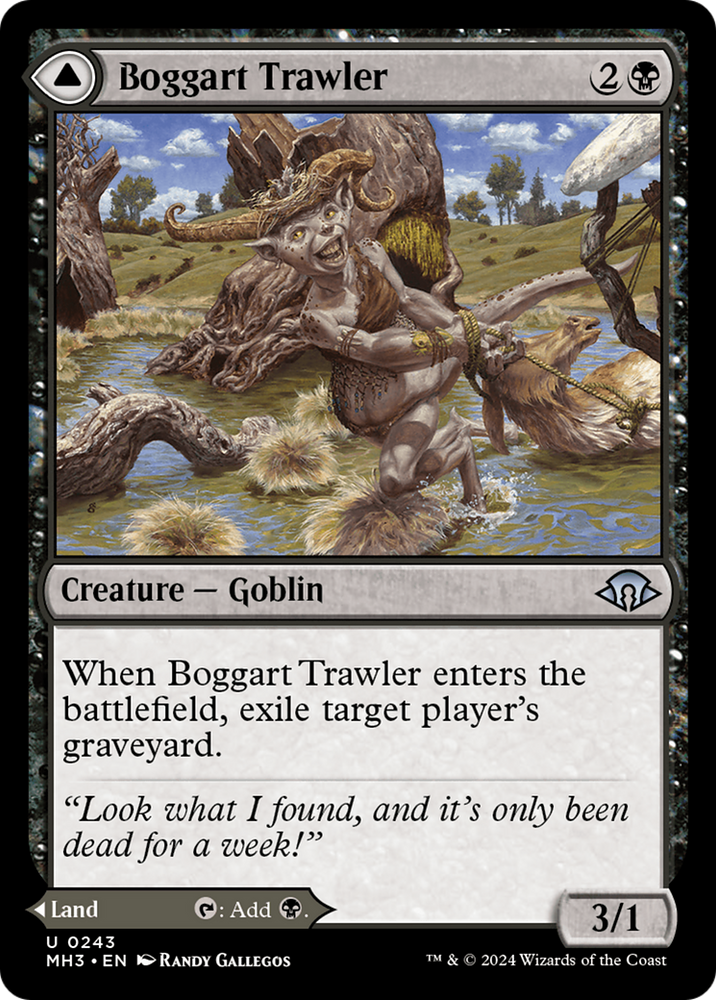 Boggart Trawler // Boggart Bog [Modern Horizons 3] Magic: The Gathering