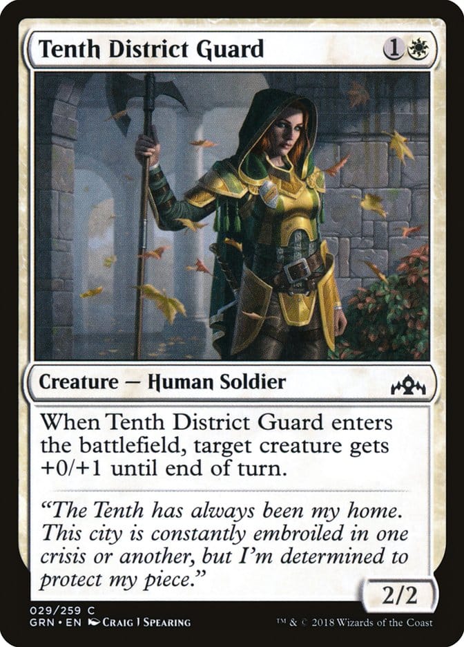 Tenth District Guard [Guilds of Ravnica] Magic: The Gathering