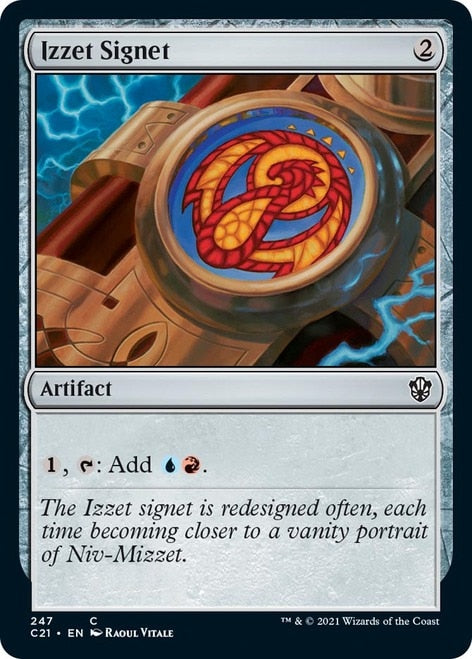 Izzet Signet [Commander 2021] Magic: The Gathering
