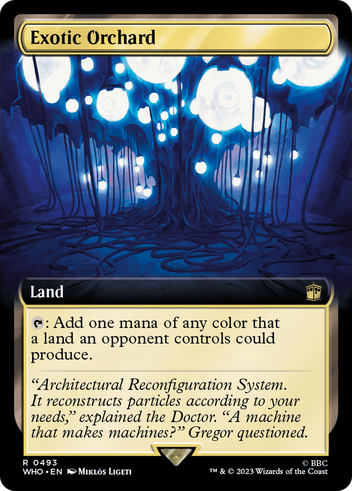 Exotic Orchard (Extended Art) [Doctor Who] Magic: The Gathering