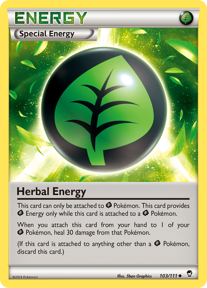 Herbal Energy (103/111) [XY: Furious Fists] Pokémon