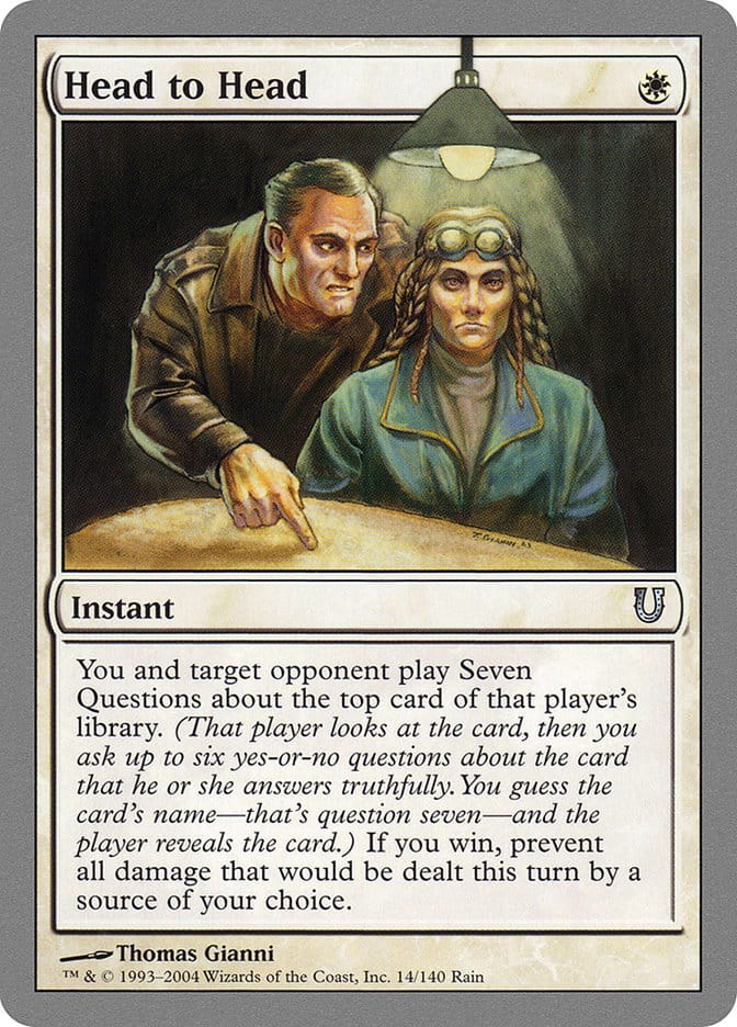 Head to Head [Unhinged] Magic: The Gathering
