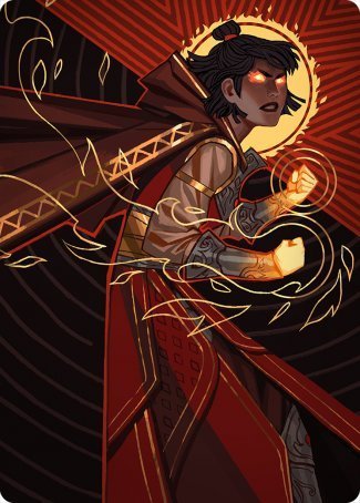 Infuriate Art Card [Strixhaven: School of Mages Art Series] Magic: The Gathering