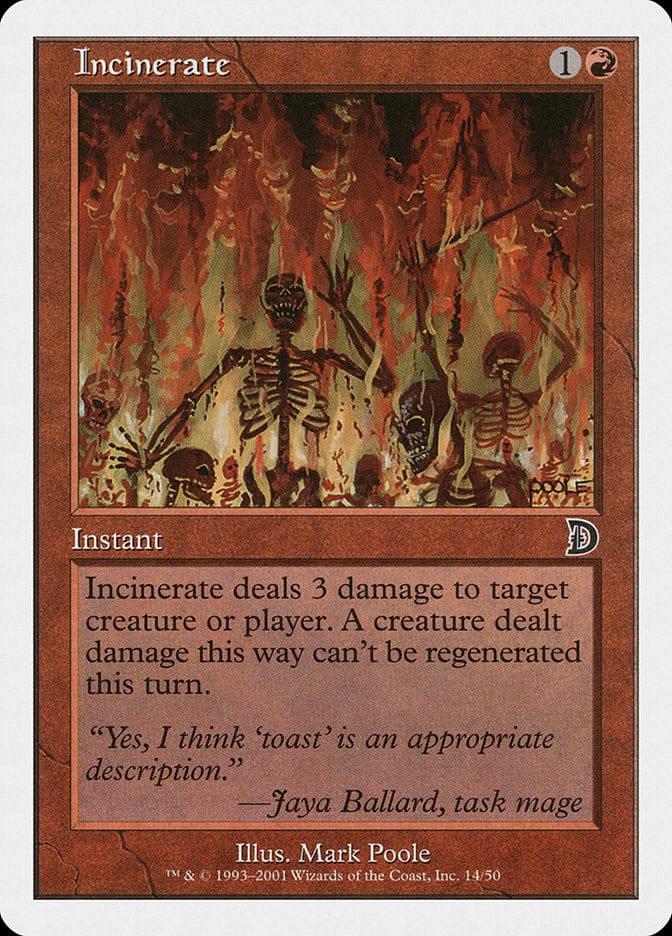 Incinerate [Deckmasters] Magic: The Gathering