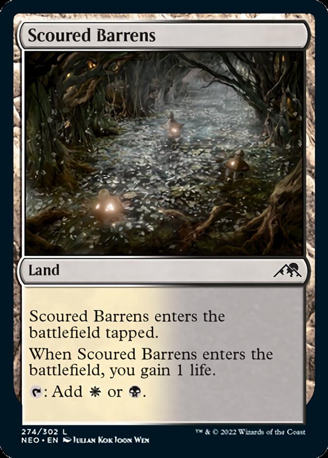 Scoured Barrens [Kamigawa: Neon Dynasty] Magic: The Gathering