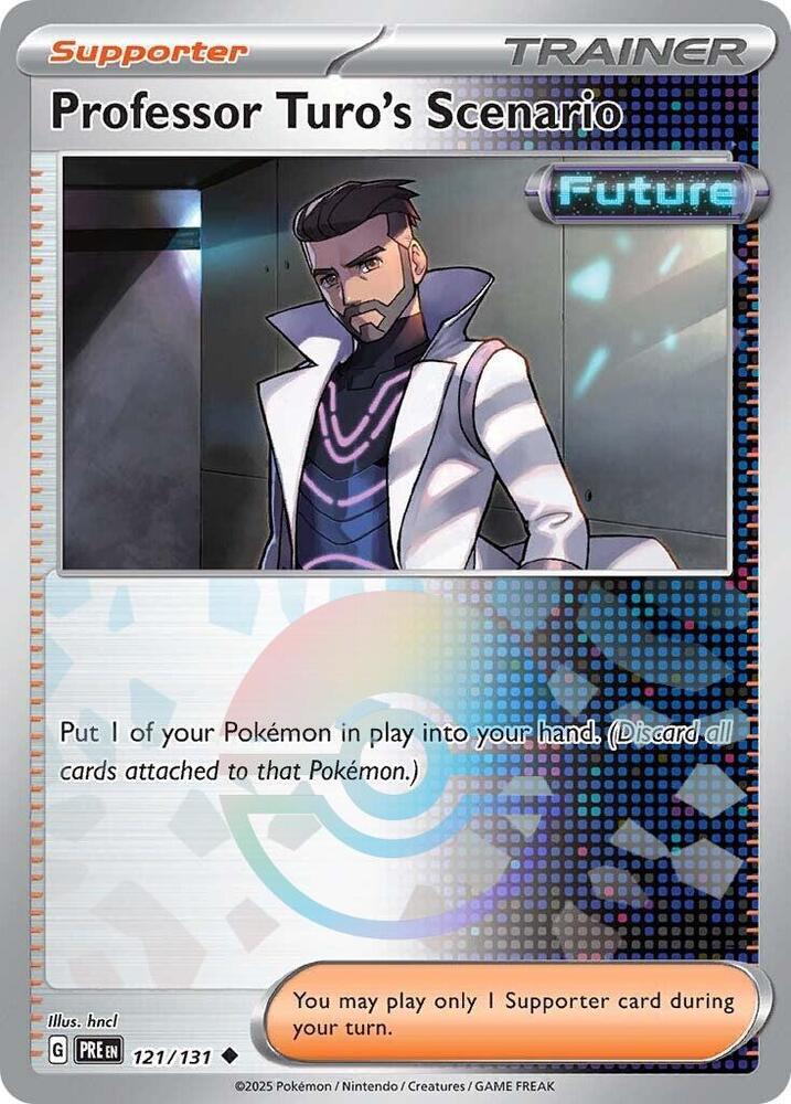 Professor Turo's Scenario (121/131) (Poke Ball Pattern) [Scarlet & Violet: Prismatic Evolutions] Pokémon