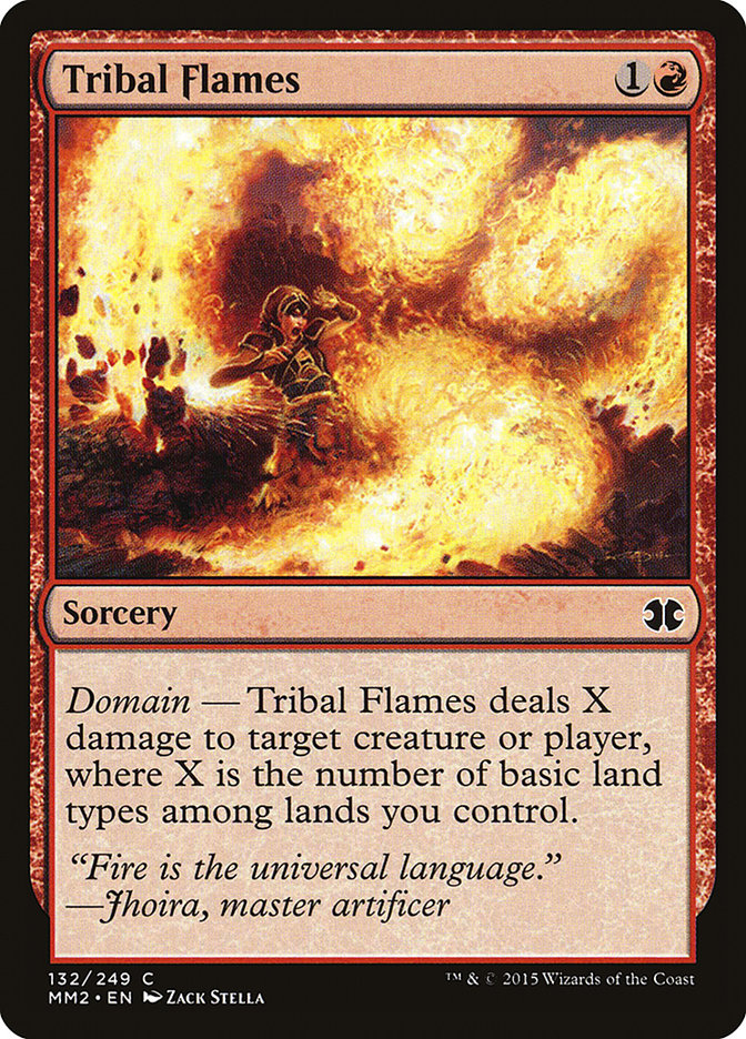 Tribal Flames [Modern Masters 2015] Magic: The Gathering