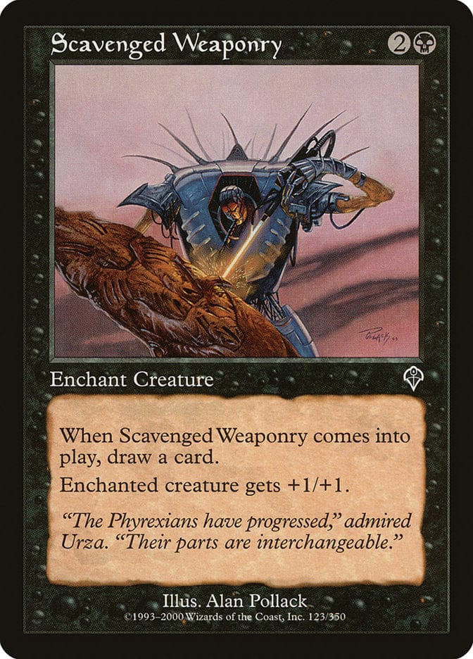 Scavenged Weaponry [Invasion] Magic: The Gathering