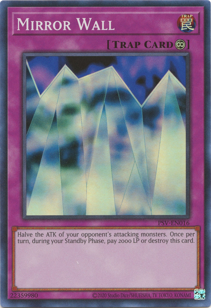 Mirror Wall (25th Anniversary) [PSV-EN016] Super Rare - Yugioh Cards For Your TCG Needs!